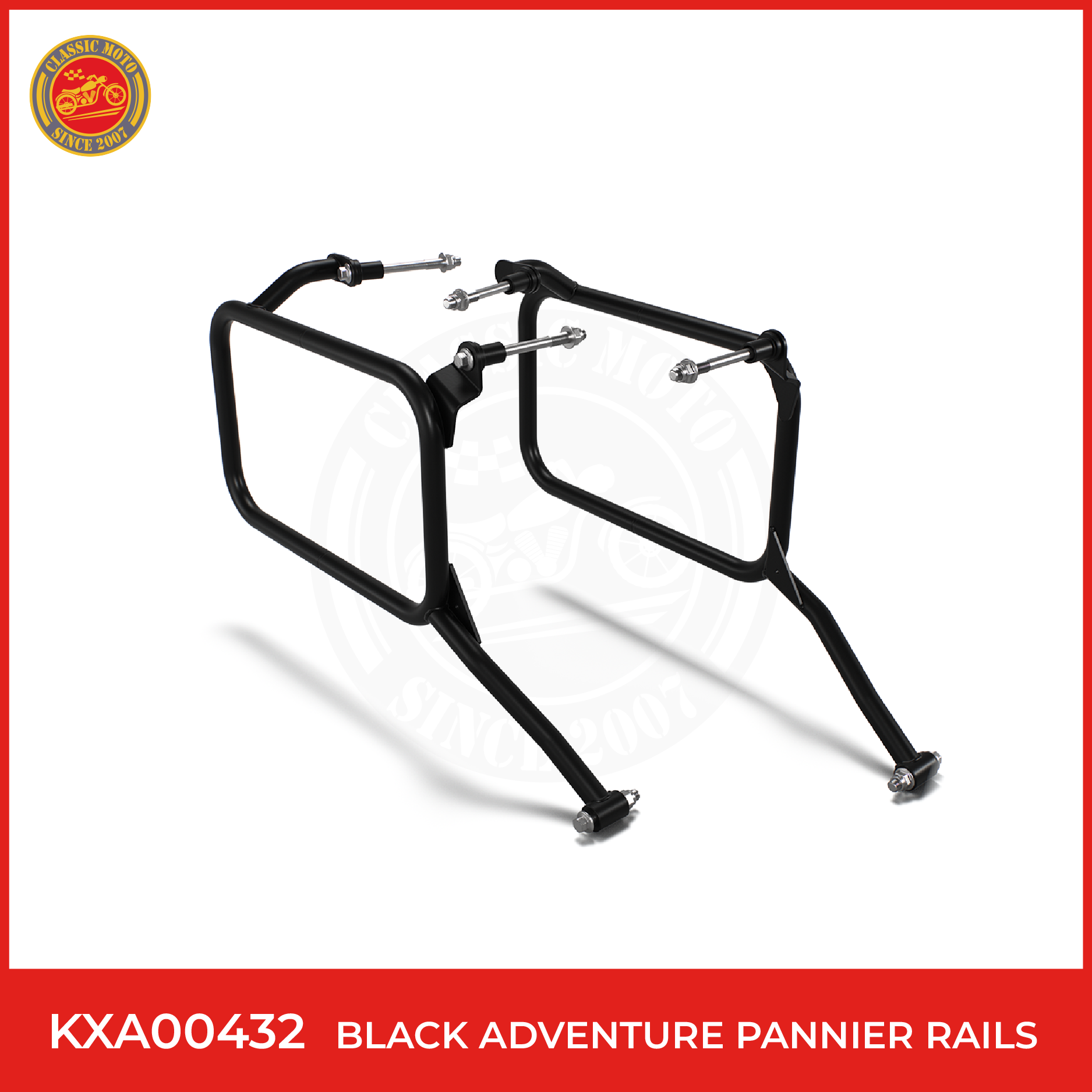 BLACK ADVENTURE PANNIER RAILS