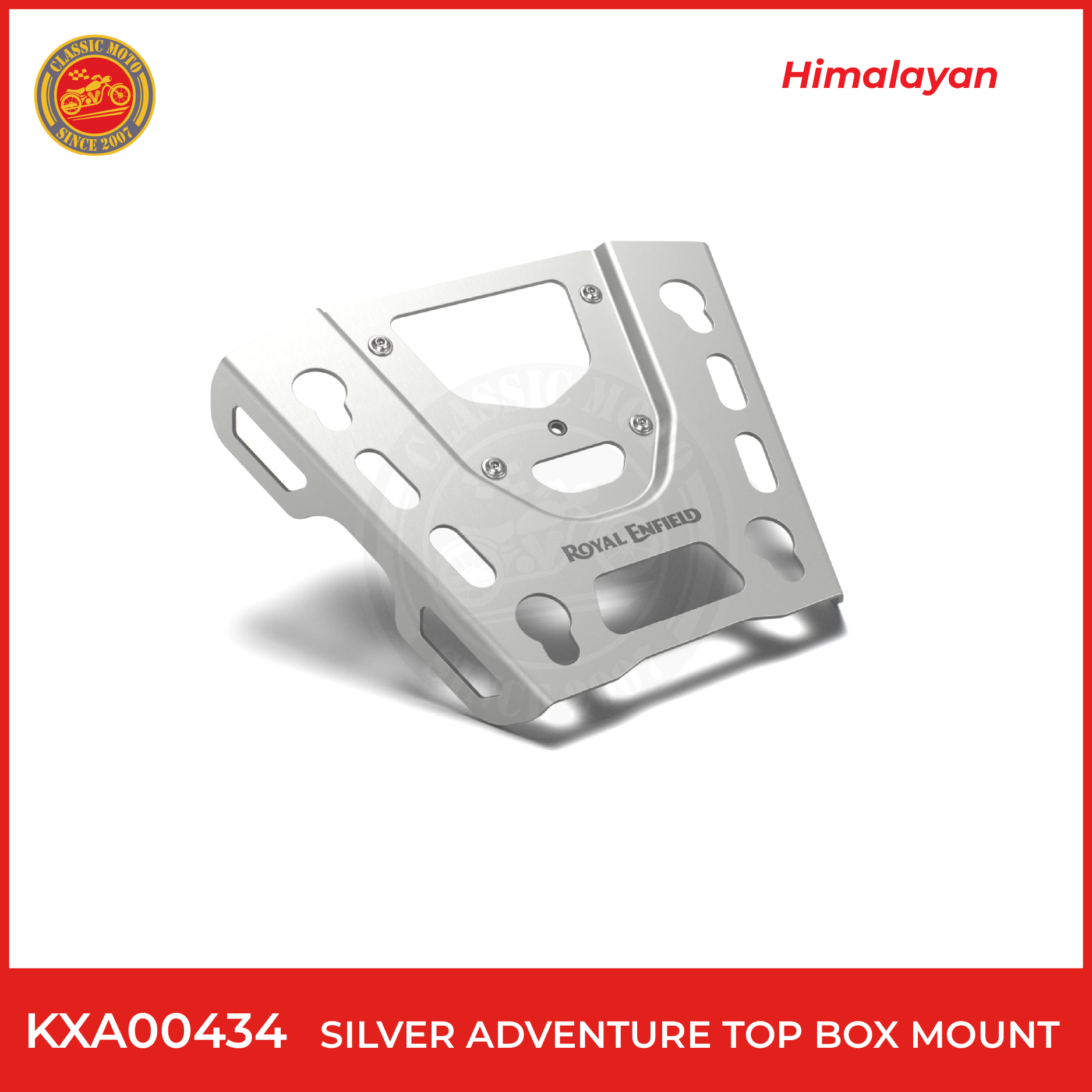  SILVER ADVENTURE TOP BOX MOUNT