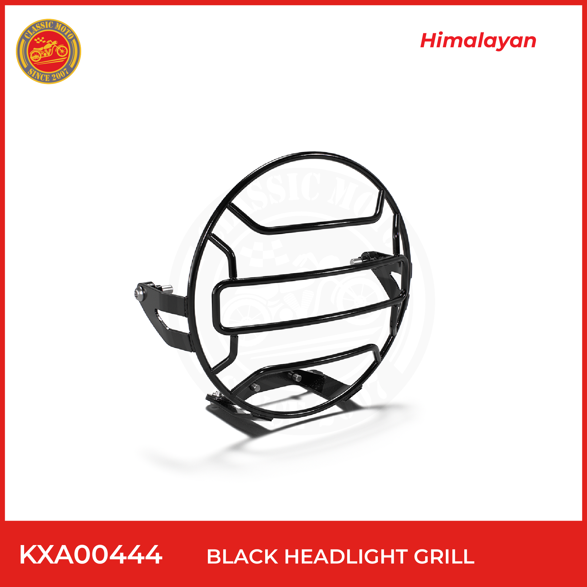 BLACK HEADLIGHT GRILL