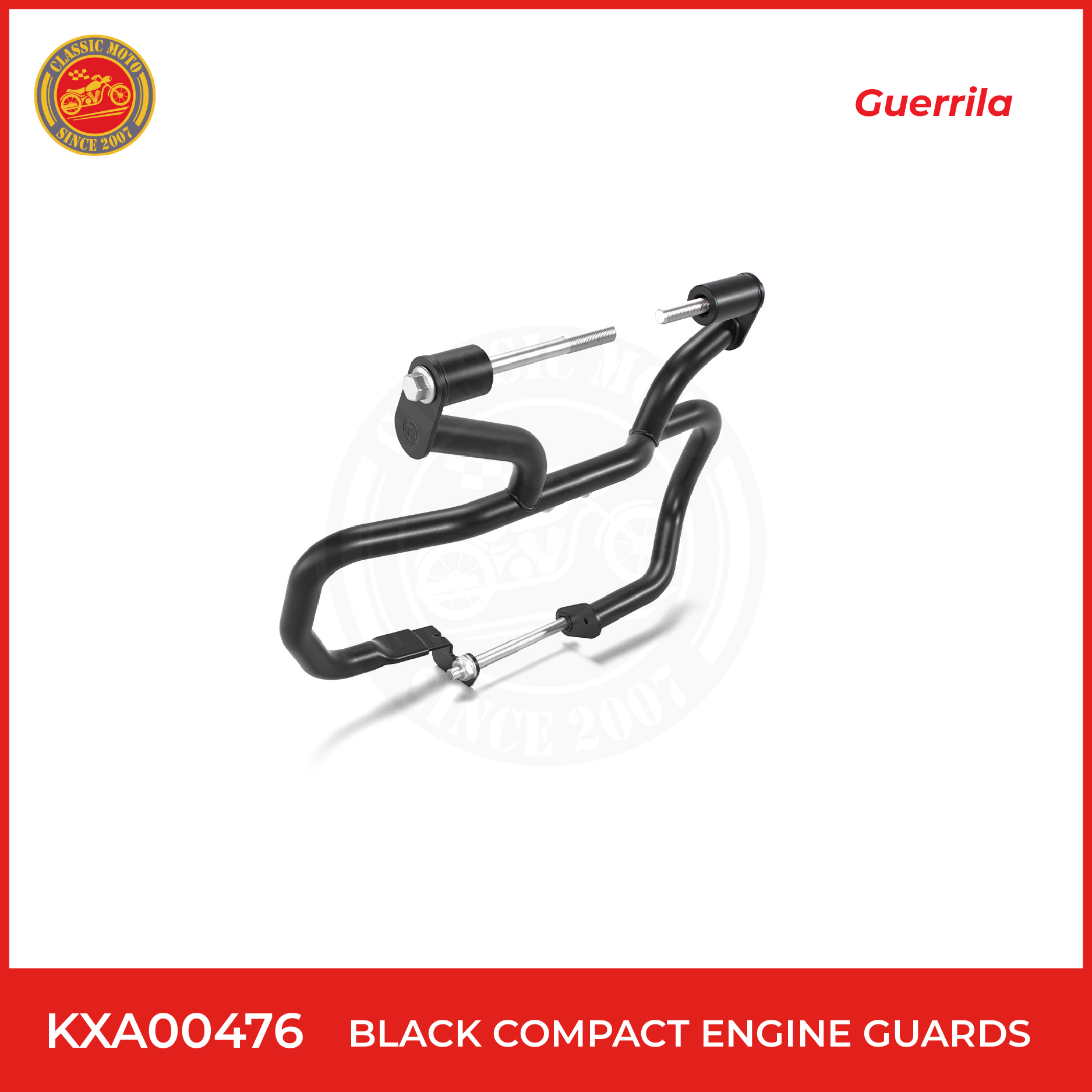 BLACK COMPACT ENGINE GUARDS       